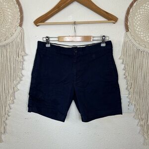 J. Crew Navy Flat Front Shorts
